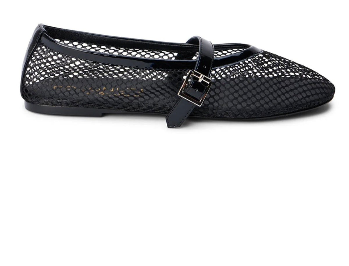 Black Nolita Mesh Ballet Flat