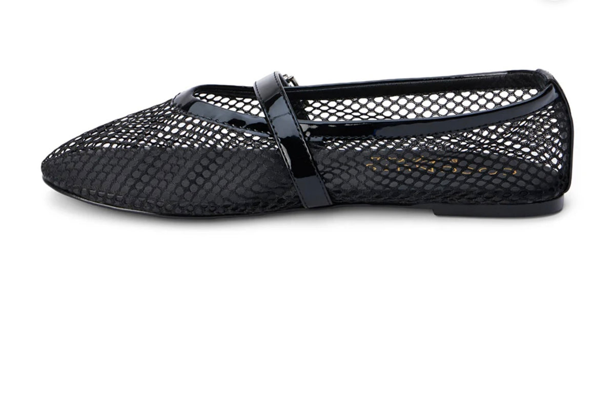 Black Nolita Mesh Ballet Flat