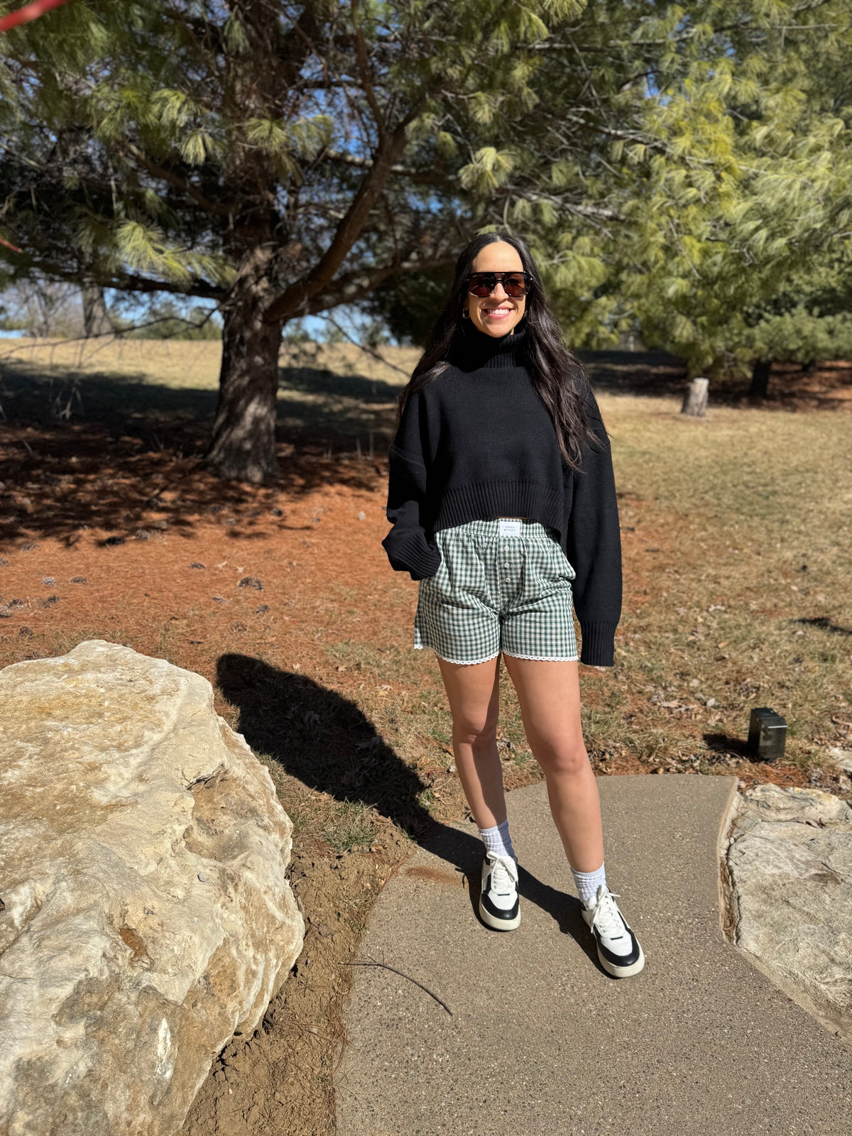 Black High Low Hem Sweater