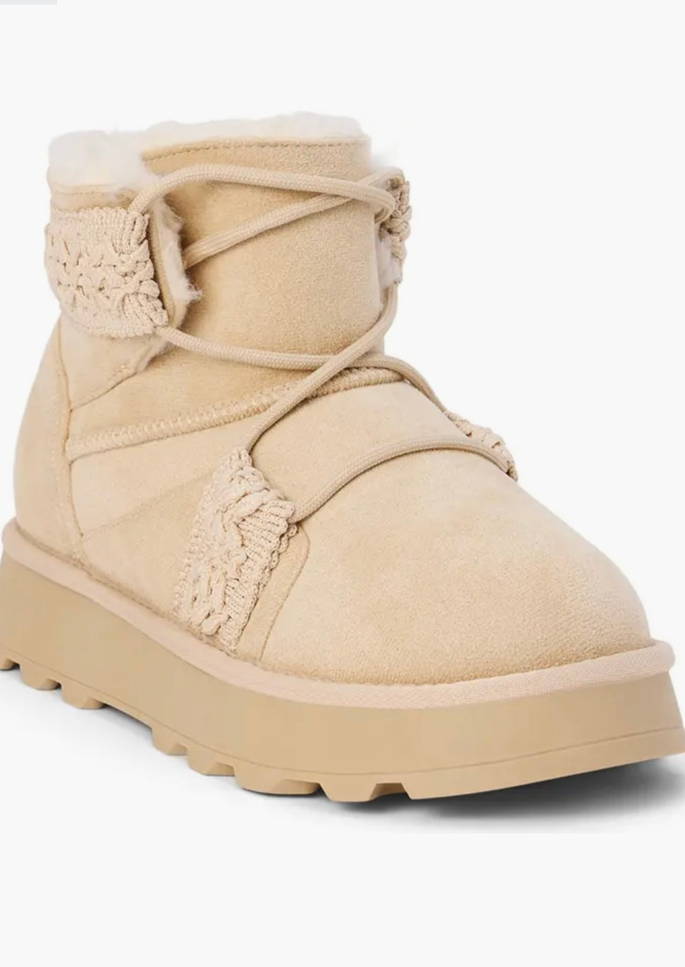 Matterhorn Faux Fur Bootie in Natural